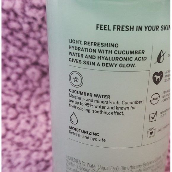 Pink VS Cucumber Water Lotion With Hydraulic Acid 14oz Victoria's Secret - Picture 5 of 6